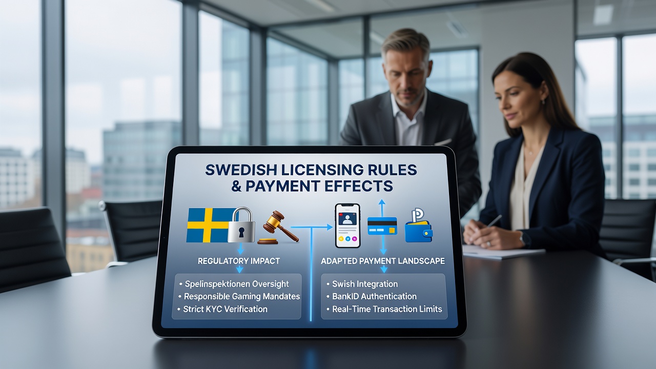 Mobile live dealer payment interface demonstrating approved Swedish transaction methods in action